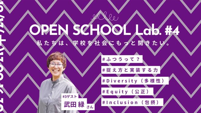 OPEN SCHOOL Lab. #4 の告知バナー